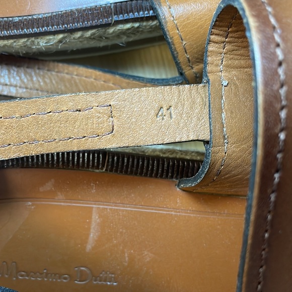Massimo Dutti leather sandals size 10 - Picture 13 of 16